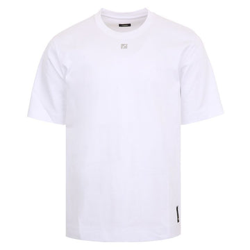 Fendi 25SS FY0936 ARYY F0QA0 FF Metal Logo White T-Shirt 136528657