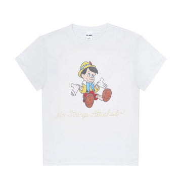 RE DONE Klassisches Pinocchio Damen T-Shirt Kurzarm 157223374