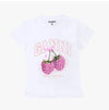 Ganni Raspberry Logo Baby Fit Women's T-Shirt 157225019 [P]