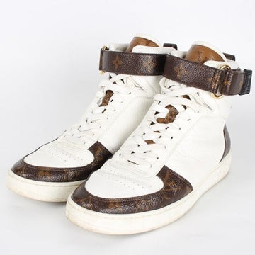 Louis Vuitton Limited Edition Monogram High Top Sneakers White 36.5(235) 157225184