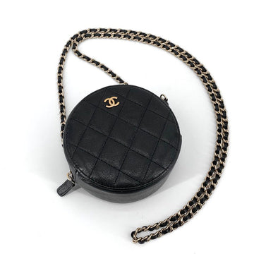 CHANEL Runde Caviar Crossbody Tasche 157225482