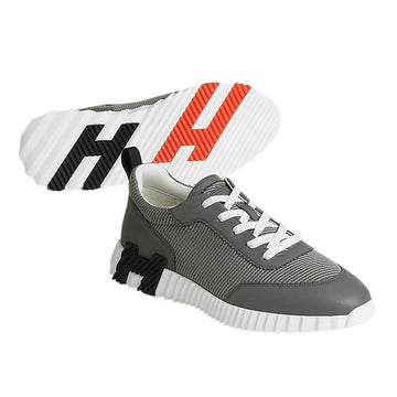 Hermes Bouncing Sneakers Men's Athletic Shoes Mesh Gray H261897ZH67430 157226601