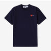 Comme Des Garcons Double Heart Patch Unisex T-shirt 144598632 [P]