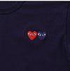 Comme Des Garcons Double Heart Patch Unisex T-shirt 144598632 [P]