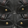 PRADA Schwarze Leder Schultertasche mit goldfarbenem Logo BN1773 157227284 [P]