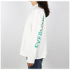 SUNNEI SN2PXH06AP JE130 005 grüne Druck Oversized Langarm T-Shirt 101476103 [P]