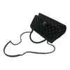 CHANEL Caviar Coco Handle Medium Flap Bag Black A92991 157227421 [P]