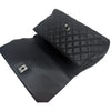 CHANEL Caviar Coco Handle Medium Flap Bag Black A92991 157227421 [P]