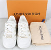 LOUIS VUITTON Monogram Timeout Sneaker Gold Initial 37.5 157227745 [P]