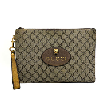 GUCCI Neobezogene GG Supreme Clutch 157228557