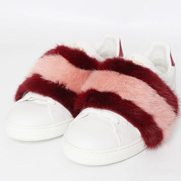 Louis Vuitton Limited Edition Red Fur Frontrow Sneakers 35 (220) 157228559