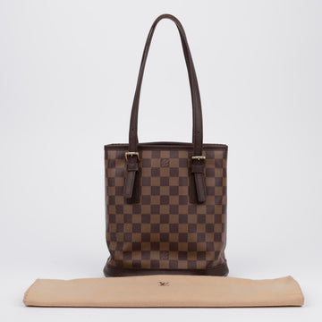Louis Vuitton Damier Ébène Marais Bucket Shoulder Bag 156516170