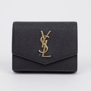 SAINT LAURENT アッパータウンアコーディオンカードホルダー ブラック 156690819