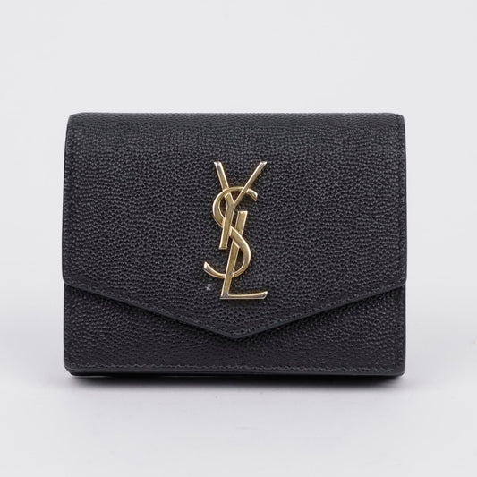 Saint Laurent Uptown Accordion Cardholder Black 156690819