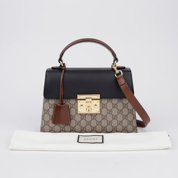 GUCCI Klein GG Supreme Canvas Paddle Lock Tote Schultertasche 156729330