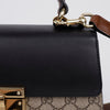 GUCCI スモール GG サプライム キャンバス パドルロック トート ショルダーバッグ 156729330 [P]