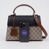 GUCCI スモール GG サプライム キャンバス パドルロック トート ショルダーバッグ 156729330 [P]