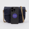 CHANEL Halbmond Mini Ketten Schulter-Crossbody Bag 156731022 [P]