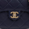 CHANEL Halbmond Mini Ketten Schulter-Crossbody Bag 156731022 [P]