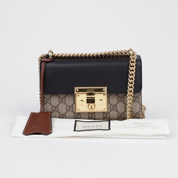 GUCCI Paddle Lock kleine Leder Schultertasche 156796779