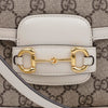 GUCCI Mini Schultertasche Horsebit 1955 Weiß 157147103 [P]