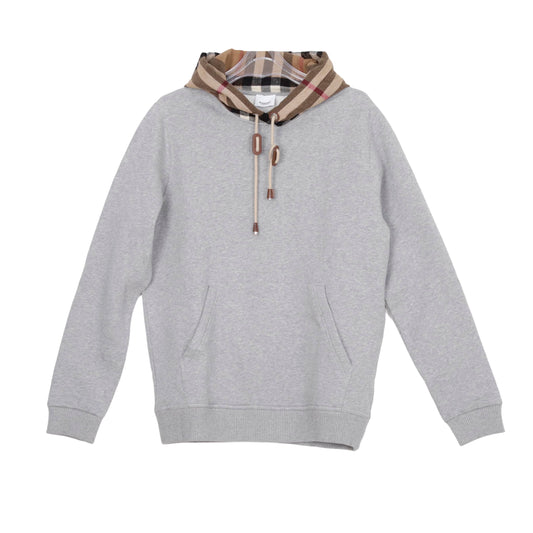 Burberry Checked Hooded T-Shirt Size S 8045005 157155317