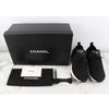 CHANEL Quilted Knit Sneakers Schwarz 36.5(235) 157229326 [P]