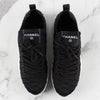 CHANEL Quilted Knit Sneakers Schwarz 36.5(235) 157229326 [P]