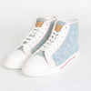 LOUIS VUITTON Hohe Sneaker aus Denim mit Monogramm 36.5(235) 157229468 [P]
