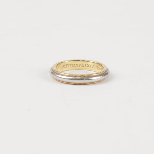 Tiffany & Co Milgrain Wedding Ring Rose Gold 156715246