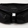 PRADA リナイロンマルチポケットブラウンショルダークロスバッグ 156923677 [P]
