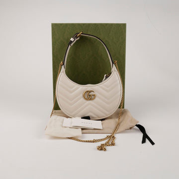 GUCCI 699514 GG マモン ハーフムーン シェイプ ミニショルダー クロスバッグ 156933852