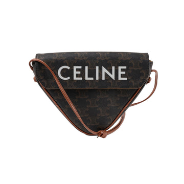 CELINE Dreieckige Schulter-Crossbody-Tasche 195902BZK 156974803