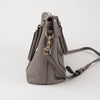 GUCCI グレー マイクロ シマ レザー トート&ショルダーバッグ 157010836 [P]