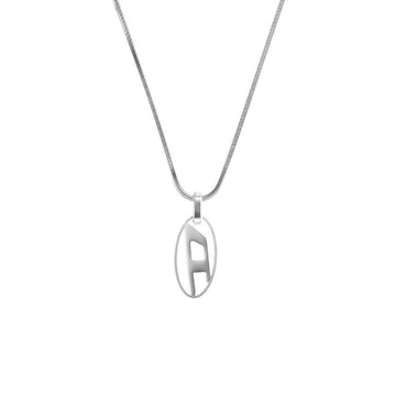 Diesel Oval D Logo Necklace 148643540