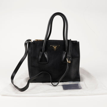Prada Triangle Logo Tote Shoulder Bag 157161192