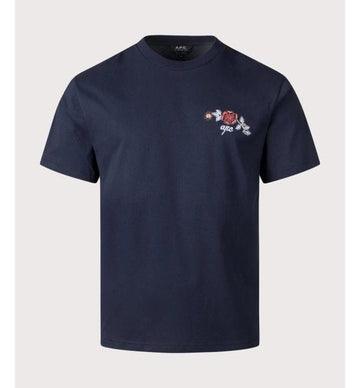 APC Floral Logo T-Shirt 152201222