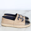 CHANEL Ramskin Espadrille Mule Slip-On 36(230) 157231047 [P]