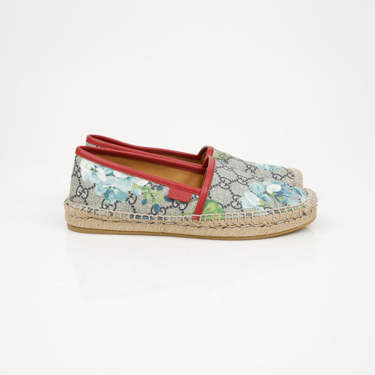 GUCCI フローラルプリントエスパドリーユスリッポン 36.5サイズ 157158308