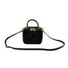 GUCCI Schwarze Leder Runde Interlocking G Blondy Top Handle 2WAY 744434 157232025 [P]