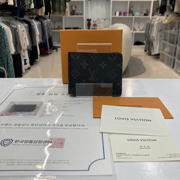 Louis Vuitton Monogram Eclipse Multiple Wallet Compact Wallet 157234016