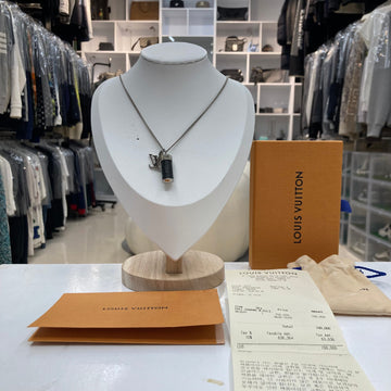 Louis Vuitton Monogram Eclipse Pendant Necklace 157234032