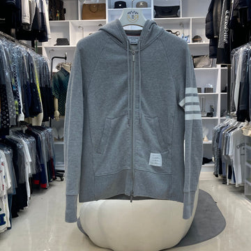 Thom Browne Diagonal Band Hoodie Zipper 3 157234051