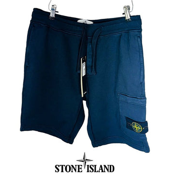 Stone Island Men's Cotton Shorts with Patch 26SS L1S156200011 S0051 V0020 157235100