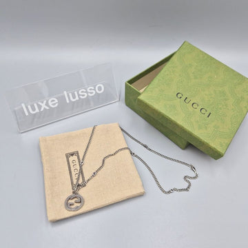 Gucci Interlocking G Necklace 925 Sterling Silver 678651 157235276