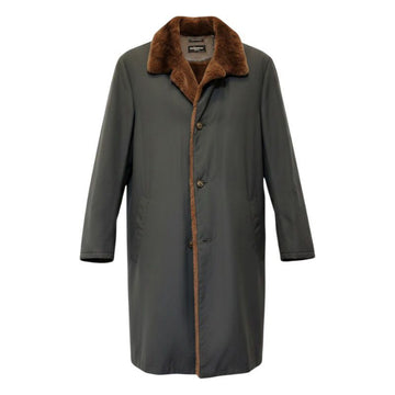 Kiton Men's Long Coat with Fur Lining 100 157240255