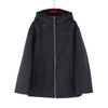 Gucci Embroidered Logo Wool Silk Hooded Zip Jacket Size 36 37353Y-1 157266889 [P]