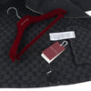 Gucci Embroidered Logo Wool Silk Hooded Zip Jacket Size 36 37353Y-1 157266889 [P]