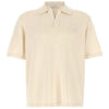 MAISON KITSUNE Gesticktes Polo mit geometrischem Muster (OM00205KT1135-0145) 157267739 [P]