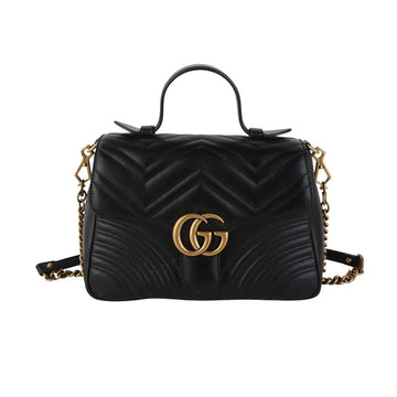 GUCCI GG Marmont Matelassé Medium Top Handle Schultertasche 498110 157268429